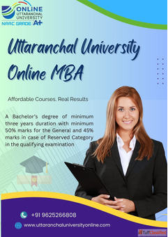 Online Uttaranchal University MBA Eligibility 2025