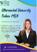 Online Uttaranchal University MBA Eligibility 2025