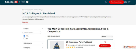 Choose right mca college in faridabad