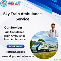 Choose Sky train Ambulance Service for Quick Transfer of Pat...