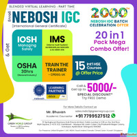 Enroll in NEBOSH IGC with Exclusive 20-in-1 Combo Offer in T...