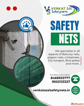Balcony Safety Nets in Vizag - Venkata Sai Safety Nets Vizag
