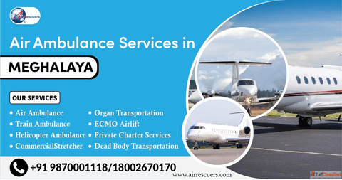 Swift Trusted Air Ambulance in Meghalaya 247 Emergency Care
