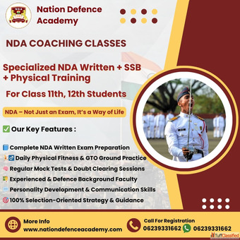 NDA COACHING DELHI - NATION DEFENCE ACADEMY