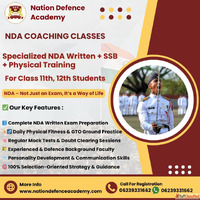 NDA COACHING DELHI - NATION DEFENCE ACADEMY