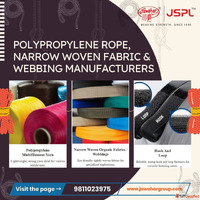 Polypropylene Rope Narrow Woven Fabric Webbing Manufacturers