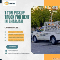 1 Ton Pickup Truck for Rent in Sharjah