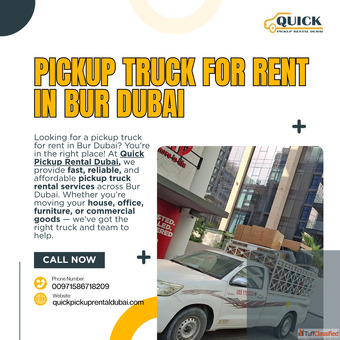 Pickup Truck for Rent in Bur Dubai