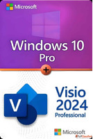 Microsoft Windows 10 Visio 2024 - 3 Device License