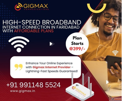 High Speed Broadband Internet Connection in Faridabad with Affordable Plans