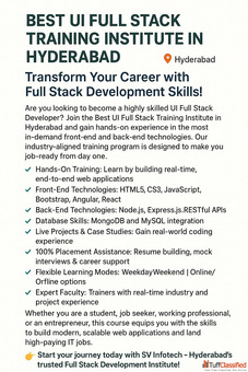 Best UI Full Stack Training Institute in Hyderabad Become a Full Stack Web Developer