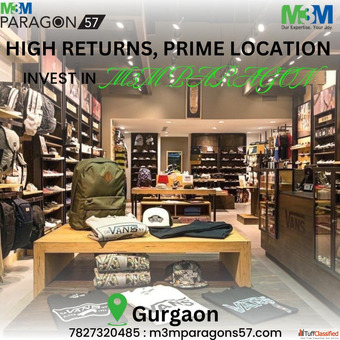 High Footfall High Returns Retail Shops at M3M Paragon 57 Sector 57 Gurgaon