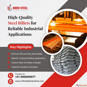Top Steel Billets Manufacturer in Punjab - Nidhi Steel Industries