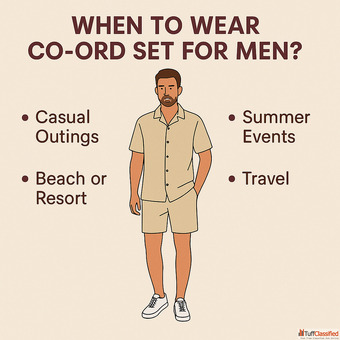 When to Wear CoOrd Set for Men