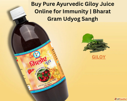 Buy Pure Ayurvedic Giloy Juice Online for Immunity Bharat Gram Udyog Sangh