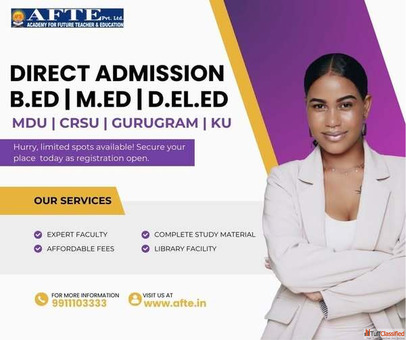 AFTE Institute Offers - B.Ed Admission 2025 Apply Now