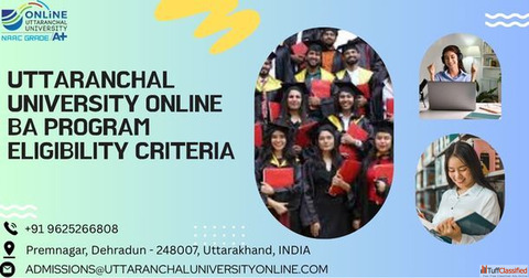 uttaranchal university online ba program eligibility criteria
