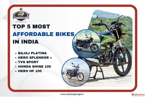 Top 5 Cheapest Affordable Bikes in India