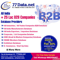 All India 2.50 Lakh B2B Companies Database in Excel Format