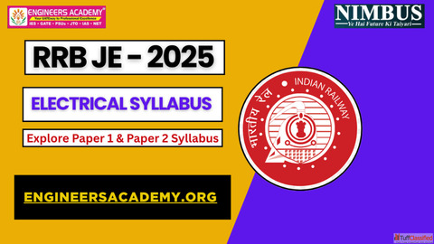 Know the Electrical Engineering Syllabus for RRB JE 2025 Exam