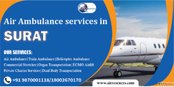 Emergency patient airlift Surat