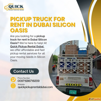 Pickup Truck for Rent in Dubai Silicon Oasis