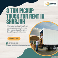 3 Ton Pickup Truck for Rent in Sharjah