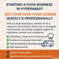 Food License Registration Hyderabad