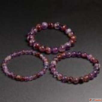 Buy Natural Rudraksha Beads and Crystal Bracelet in Haridwar