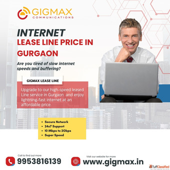 Internet Leased Line Price in Gurgaon - Gigmax