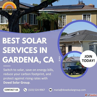 Switch to Solar with the Best Solar Company in Gardena CA