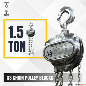 Stainless Steel Chain Pulley Block Manufacturers in India