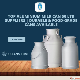 Top Aluminium Milk Can 50 Ltr Suppliers Durable Food-Grade Cans Available