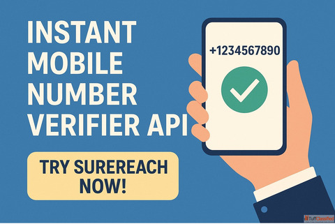 Instant Mobile Number Verifier API - Try Surereach Now