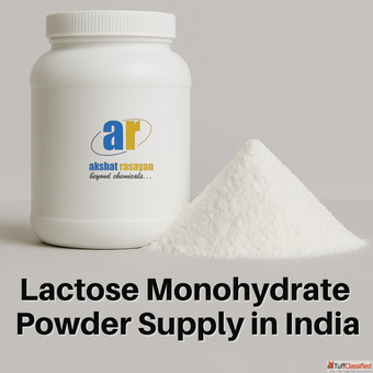Lactose Monohydrate Powder at the Best Price Supply in India - Akshat Rasayan