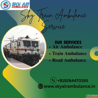 Choose Sky Train Ambulance Service to Transport Critical Patient in Bhopal