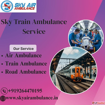 Choose Sky Train Ambulance service in Nagpur with world class medical facilities at affordable price