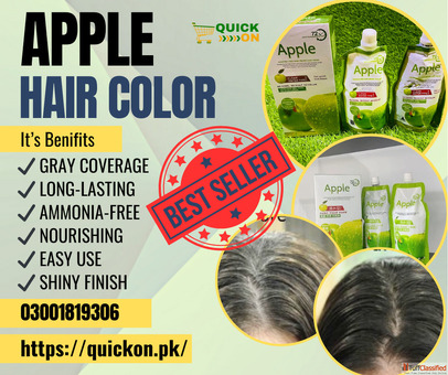 Apple Hair Color - Herbal Safe Long-Lasting Hair Dye 03001819306