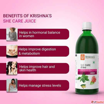 She Care Juice Benefits-Female Wellness Hormonal Balance Fertility