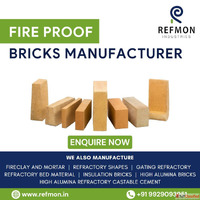 Order Best Quality Refractory Fire Bricks- Refmon Industries