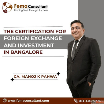 The Certification For Foreign Exchange And Investment In Bangalore