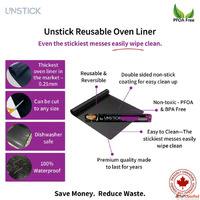 Reusable Non-Stick Oven Liner - No More Scrubbing