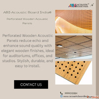 Perforated Wooden Acoustic Panels in Delhi