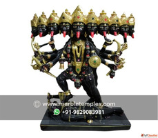 Buy Goddess Durga Marble Statue - Marble Temple