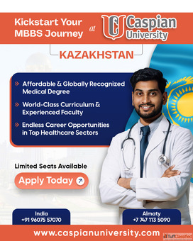 MBBS Admission in Kazakhstan 2025 Caspian University