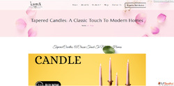 Buy Taper Candles Holders - Classic Colored Beeswax More