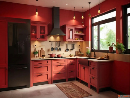 Wall Colour Ideas for a Modern Kitchen - Indicus Paints