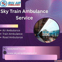 Use Sky Train Ambulance Service in Delhi for patient care
