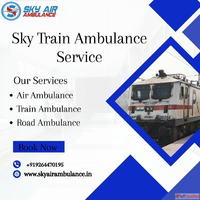 Hire Sky Train Ambulance Service in Silchar under Doctor&#03...