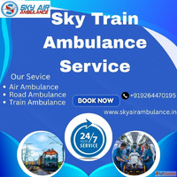 Choose Sky Train Ambulance Service with Experienced Medical ...